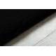 Dywan do prania ANDRE 1023 Ramka marmur antypoślizgowy - czarny / biały