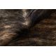 Szőnyeg mesterséges marhabőr, tehén G4740-1 barna bőr