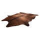 Carpet Artificial Cowhide, Cow G5067-3 Brown Leather
