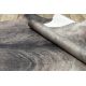 Teppich künstliches Rindsleder, Kuh G5067-4 Grau Leder