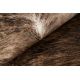 Teppich künstliches Rindsleder, Kuh G5068-1 Braun Leder