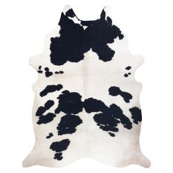 Tappeto Imitazione pelle di bovino, Mucca G5069-1 pelle nera bianca