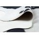 Tæppe Kunstigt oksekødslæder, Ko G5069-1 hvid-sort hud