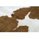 Kilimas Karvės odos imitacija G5069-2 Balta ir ruda oda