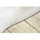 Tæppe Kunstigt oksekødslæder, Ko G5069-2 hvid-brun hud
