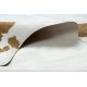 Matta Artificial Cowhide, Ko G5069-2 vit brun läder