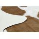 Carpet Artificial Cowhide, Cow G5069-2 white brown Leather