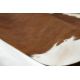 Teppich Künstliches Rindsleder, Rind G5070-2 braun weiß Leder