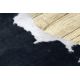 Alfombra lavable ANDRE 1213 Griego vintage antideslizante - blanco / azul