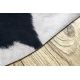 ANDRE 1213 washing carpet Greek vintage anti-slip - white / blue
