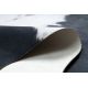 Covor Artificial Cowhide, Vaca G5070-3 negru alb din piele