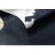 Alfombra lavable ANDRE 1213 Griego vintage antideslizante - blanco / azul