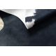 Teppich Künstliches Rindsleder, Rind G5070-3 schwarz weiß Leder