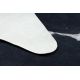 Teppich Künstliches Rindsleder, Rind G5070-3 schwarz weiß Leder