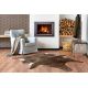 Alfombra lavable ANDRE 1216 Cubo, geométrico antideslizante - azul