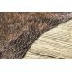 Teppich künstliches Rindsleder, Kuh G5072-1 Braun Leder