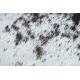 Covor Artificial Cowhide, Vaca G5074-1 alb maro din piele