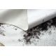 Teppich Künstliches Rindsleder, Rind G5074-1 weiß braun Leder