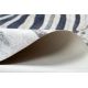 Koberec umelá hovädzia koža Zebra G5128-1, biela čierna koža