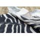 Koberec umelá hovädzia koža Zebra G5128-1, biela čierna koža