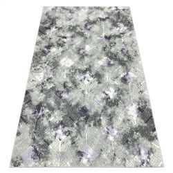 Alfombra EMERALD exclusivo 1018 glamour, elegante mármol botella verde / oro