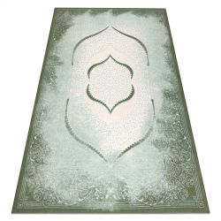 Exclusiv EMERALD covor 1022 cerc - glamour, stilat, marmură, geometric sticla verde / aur
