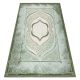 изключителен EMERALD килим 1022 кръг - блясък, мрамор, геометричен сив / злато