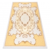 Dywan OPERA 0A009A C91 45 Ornament - Strukturalny, dwa poziomy runa kość słoniowa / żółty