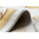 Carpet OPERA 0A009A C91 45 Ornament - structural two levels of fleece ivory / yellow
