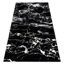 Modern washing carpet POSH circle shaggy, plush, thick anti-slip grey