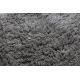 Flokati de lana - Cubrecamas, Tartán gris