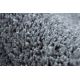 Килим BERBER 9000 світло-сірий бахромою волохатий