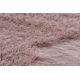 Tepih NOVI DOLLY koža G4337 ružičasta Oponašanje zečjeg krzna