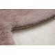 Χαλί NEW DOLLY δέρμα G4337 ροζ Απομίμηση γούνας κουνελιού