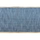 Tapis de couloir en cordes, tissé à plat PATIO Sisal, unicolore, modèle 2778 bleu