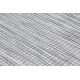 Běhoun SIZAL PATIO model 2778 ploché tkaní, jednotný, šedá