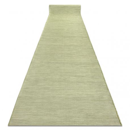 Lapos szövésű futó szőnyeg SIZAL PATIO egységes formatervezésű, 2778 zöld