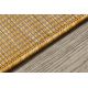 Lapos szövésű futó szőnyeg SIZAL PATIO egységes formatervezésű, 2778 sárga, arany
