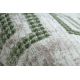 Teppe OPERA 0W1739 C89 45 Gresk - strukturell to nivåer av fleece elfenben / grønn