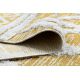 Paklājs MOROC Rombi 22297 Ekoloģisks, EKO SIZAL bārkstiņas - divi vilnas līmeņi dzeltens / krēms, pārstrādātas kokvilnas paklāj