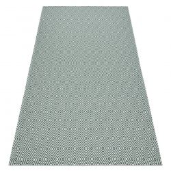 Carpet CASA, ECO SISAL Boho Diamonds 21844 cream / green, recycled carpet