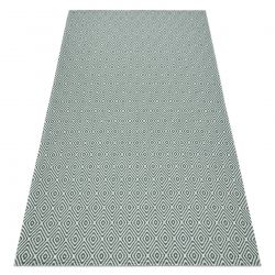 Teppich CASA ÖKO SISAL Boho Diamanten 21844 sahne / grün