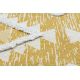 Paklājs MOROC Rombi 22312 Ekoloģisks, EKO SIZAL bārkstiņas - divi vilnas līmeņi dzeltens / krēms, pārstrādātas kokvilnas paklāj