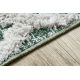 Килим ЕКО SIZAL BOHO MOROC зигзаг 22319 - две нива на руно зелен / сметана, рециклиран килим