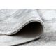 Tappeto classico REBEC frange51171A Ornamento vintage - due livelli di pile crema / grigio 