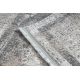 Tappeto classico REBEC frange51171A Ornamento vintage - due livelli di pile crema / grigio 