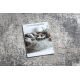 Tappeto classico REBEC frange51171A Ornamento vintage - due livelli di pile crema / grigio 