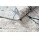 Preproga REBEC sodobni Strižice 51184A Marmor - dve ravni flisa krem / temno modra
