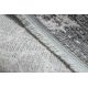 Moderný koberec REBEC strapce 51186B Mramor - dve vrstvy rúna krémová / sivá