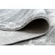 Tappeto moderno REBEC frange51186B Marmo - due livelli di pile crema / grigio